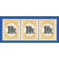 SWA 1961 Postage dues SACC61 - MNH Vignette shifted to the right