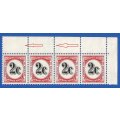 SWA- Postage dues- SACC57 - 2c - MNH lines through stamp