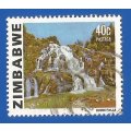 Zimbabwe SG288a - 40c- Used- Thematic- Waterfall- Bundi Falls