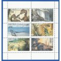 Russian State- MNH- Miniature Sheet-Thematic-Dinosaurs- Shifted Perfs