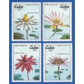 Cuba- 1979 Aquatic Flowers - MNH- Set-Thematic- Flora- Flowers