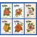 Cuba- 1978 Pacific Flowers - MNH- Set-Thematic- Flora- Flowers