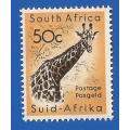 Union of SA-SACC195 MM- 50c- Thematic- Fauna- Giraffe- Wild Animals