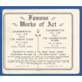 Vintage-Collectable-1xCigarette/Tobacco Card-Famous works of Art-No82-The Parish Clerk