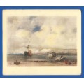 Vintage-Collectable-1xCigarette/Tobacco Card-Famous works of Art-No96-The Coast of Picardy