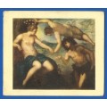 Vintage-Collectable-1xCigarette/Tobacco Card-Famous works of Art-No25-Bacchus and Ariadne