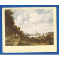 Vintage-Collectable-1xCigarette/Tobacco Card-Famous works of Art-No76- River Near Argenteuil