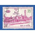 Belgium Railway Parcel post 1966 St. Peter`s Station in Gh-Used-Cancel-Collectable-Thematic-Building