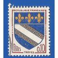 France-Used-Cancel-Collectable-Thematic-Symbol