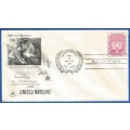 UN FDC 1954 International Labour Organization  -Used-Post Mark-New York-Collectable-Thematic-Symbol