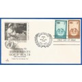 United Nations-FDC-1956 World Health Organizatio-Used-Post Mark-New York-Collectable-Thematic-Symbol