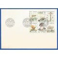 Sweden-FDC-1978 Mushrooms -Used-Collectable-Thematic-Flora-Fungi