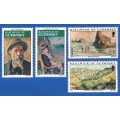Bailiwick of Guernsey 1974 Paintings of Renoir  MNH-Thematic-Art-Paintings