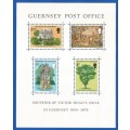 Bailiwick Of Guernsey-M/S-1975-MNH-Thematic-Monument-House-Flora-Tree-Tapestry-Art-Craft