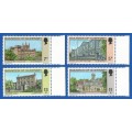 Bailiwick Of Guernsey 1976 Christmas Stamps -MNH-Thematic-Buildings-Places of Interest