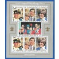 Guernsey 1981 Royal Wedding of Charles and Diana -MNH-M/S-Thematic-Famous People-Royal Family