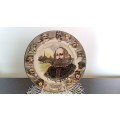 Display Plate-Royal Doulton-Made In England-D6303-Collectable-Vintage Shakespear Wall plate