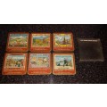 F.W.I. Golden Jubilee Coasters x 6-Collectable-Vintage