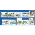 Guernsey 1984 Daily Stamps -MNH-Thematic-Places of Interest