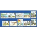 Guernsey 1985 Daily Stamps -MNH-Thematic-Places of Interest