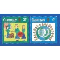 Guernsey 1985 International Youth Year -MNH-Thematic-Youth Year-Symbol