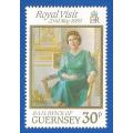 Bailiwick of Guernsey 1989 Royal visit -MNH-Thematic-Royal Visit-Famous Person