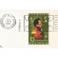 Bailiwick of Guernsey-FDC-1969 The 200th Anniversary of the Birth of Ge-Cover-Thematic-Famous Person