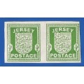 Jersey-½d 1941 Issue-MNH-Imperforate Pair-Thematic-Symbol. AS IS