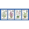 Jersey 1972 Wild Flowers of Jersey -MNH-Thematic-Flora-Flowers