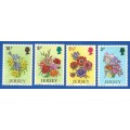 Jersey 1974 Spring Flowers -MNH-Thematic-Flora-Flowers