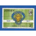 Jersey 1971 The 50th Anniversary of the British Legion -2p-Used-Thematic-Symbol