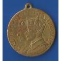 1937-The Coronation of King George vi and Queen Elizabeth (Rowntrees) Medallions-Commemorative