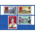 Jersey 1976 Definitive Issue - Coat of Arms Part Set High Values -MNH-Thematic