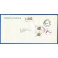 RSA-Domestic Mail-Cover-Cancel-Thematic-Flora. Taxed Cover, Estcourt