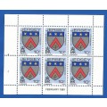 Jersey-MNH-1981-10p-Booklet Pane-Thematic-Symbol