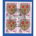 Jersey 1981 Definitive Issue -14p-Block-Used-Thematic-Symbol