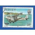 Jersey 1984 Airplanes -Single-Used-Thematic-Transport-Plane