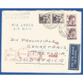 Union of South Africa Embassy in Rome stationary -Cover-Italy-Cancel-Thematic-Famous People