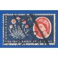England 1961 The 100th Anni of the POSB - Used- Cancel-Thematic-Famous Person-Flora-Flowers