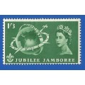 England 1957 World Scout Jubilee Jamboree -Used-Cancel-Thematic-Famous Person-Symbol
