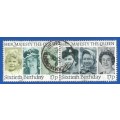 England 1986 The 60th Anniversary of the Birth of QE2 -Used-Cancel-Thematic-Famous Person