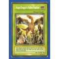YU-GI-OH Trading Card Game-Konami-Huge Dragon`s Fallen Feather-Magic Card-ATK-1650-DEF-3800