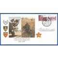 RSA-S A Army Foundation-FDC-Cover-No1-Signed-1987-Cape Flats Battalion-No2067of8000-Thematic-Army
