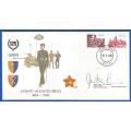RSA-S A Army-FDC-Cover-No20-Signed-Umvoti Mounted Rifles-No1311of3000-Thematic-Army-Military