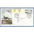 South African Air Force-FDC-Cover-No15-Signed-1984-No1098of10000-Thematic-Military-Plane-Air Force