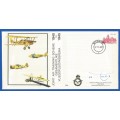 South African Air Force-FDC-Cover-No29b-Signed-1987-No698of7000-Thematic-Military-Plane-Air Force