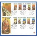 RSA-Early South African History-SACC6.77/6.78-1998-FDC-Cover-Thematic-Symbols-History