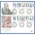 RSA-South African Nobel Laureates-SACC6.46 + 6.47-1996-FDC-Cover-Thematic-Famous People