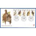 RSA-South African Raptors-SACC6.79+6.80-1998-FDC-Cover-Thematic-Birds-Raptors