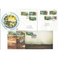 RSA-Environmental Conservation-SACC5.18+PostCards-Addressed-1992-FDC-Thematic-Places of Interest